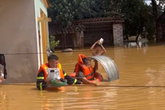 Bắc Ninh: Cảnh báo lũ đạt đỉnh vào trưa 9-10