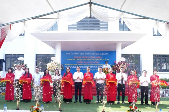 Gia Lâm khánh thành Trạm Y tế kết hợp phòng khám đa khoa khu vực Cổ Bi