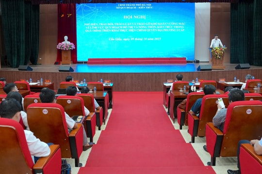 Sở Quy hoạch - Kiến trúc Hà Nội: “Gỡ khó” cho cán bộ thực thi tại 126 xã phường