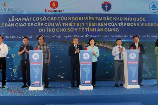 Ra mắt Cơ sở cấp cứu ngoại viện Phú Quốc Bước khởi đầu cho mạng lưới cấp cứu quốc gia