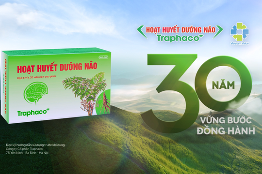 Hoạt huyết dưỡng não Traphaco - thuốc đông dược tốp đầu thị trường thuốc bổ não