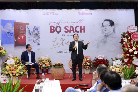 Nhà báo Lê Xuân Sơn ra mắt bộ ba cuốn sách đậm chất văn chương