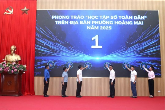 Hoàng Mai phát động phong trào “Học tập số toàn dân”
