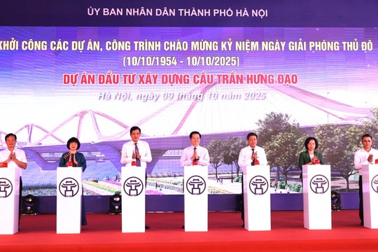 Hà Nội khởi công xây dựng cầu Trần Hưng Đạo