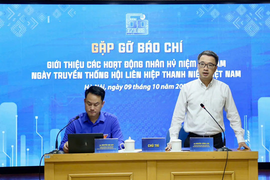 Sẽ tôn vinh 69 cán bộ Hội thanh niên sáng tạo, dấn thân vì cộng đồng