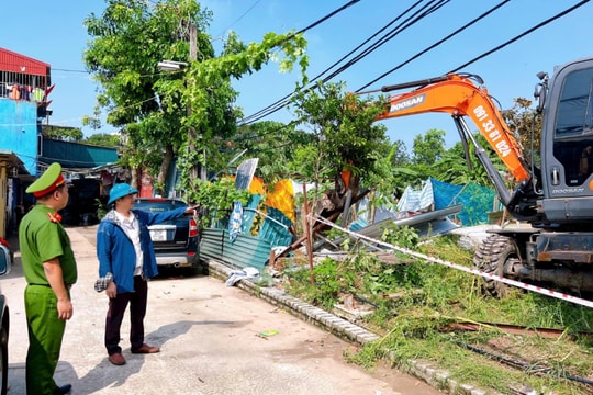Phường Thanh Liệt cưỡng chế các công trình vi phạm trật tự xây dựng
