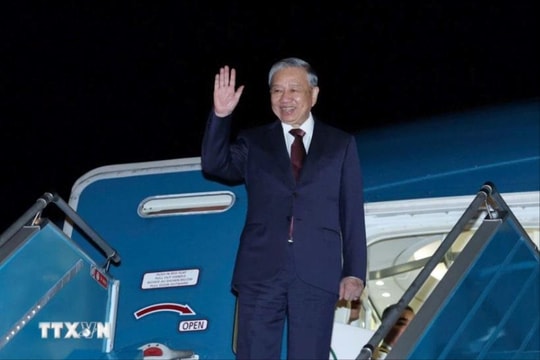 Tổng Bí thư Tô Lâm lên đường thăm cấp Nhà nước tới Triều Tiên