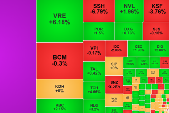 Cổ phiếu Vingroup dẫn dắt đà tăng, VN-Index lập đỉnh mới