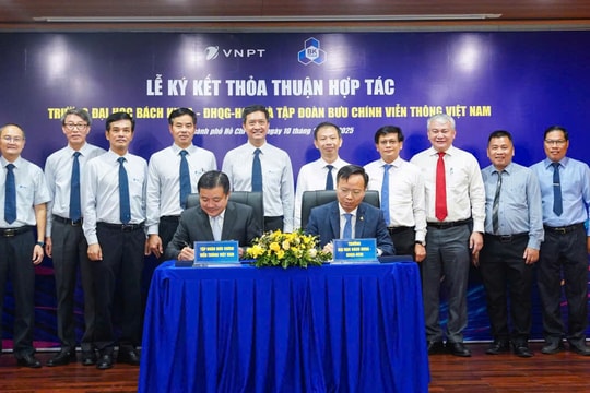 VNPT hợp tác với Trường Đại học Bách khoa đồng hành chuyển đổi số
