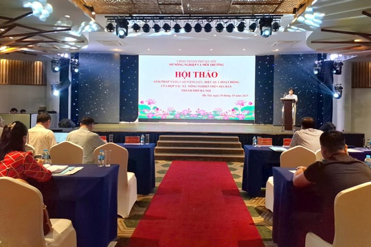 Bàn giải pháp nâng cao năng lực, hiệu quả hoạt động của hợp tác xã nông nghiệp