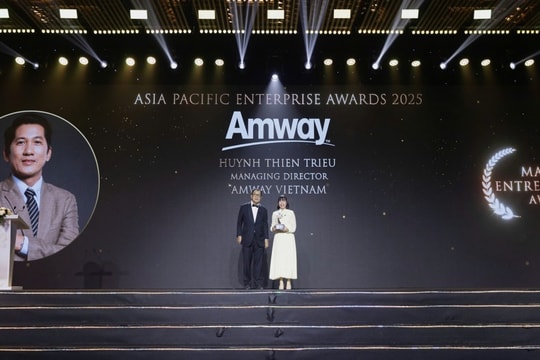Tổng Giám đốc Amway Việt Nam vinh dự nhận giải thưởng Doanh nhân xuất sắc Châu Á 2025