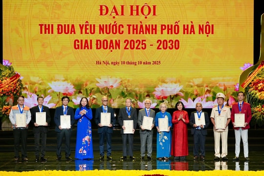 Vinh danh 10 "Công dân Thủ đô ưu tú" năm 2025