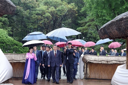 Tổng Bí thư Tô Lâm tưởng nhớ Chủ tịch Kim Nhật Thành và Tổng Bí thư Kim Jong Il