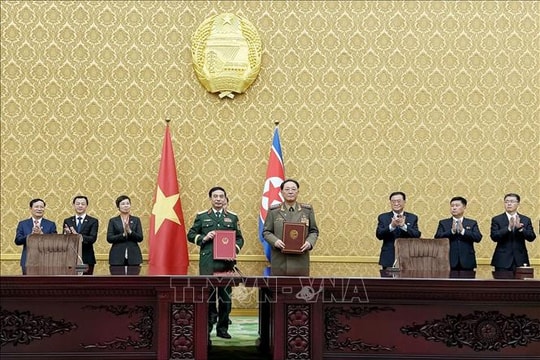 Lễ ký kết các văn kiện hợp tác song phương Việt Nam - Triều Tiên