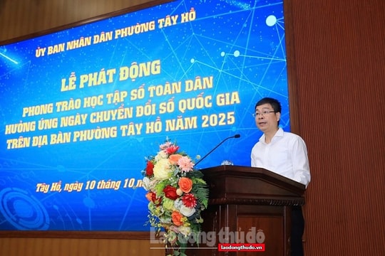 Lan tỏa tinh thần chuyển đổi số, xây dựng “công dân số Tây Hồ”