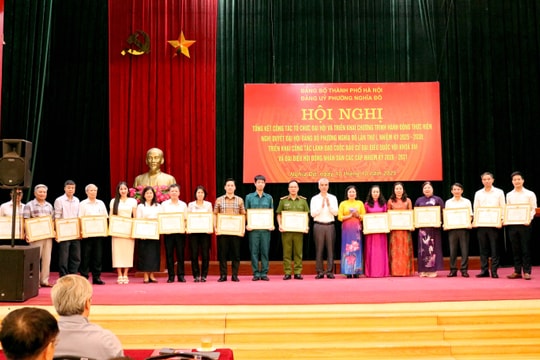 Nghĩa Đô: Quyết tâm đưa Nghị quyết Đại hội Đảng bộ phường lần thứ I vào cuộc sống