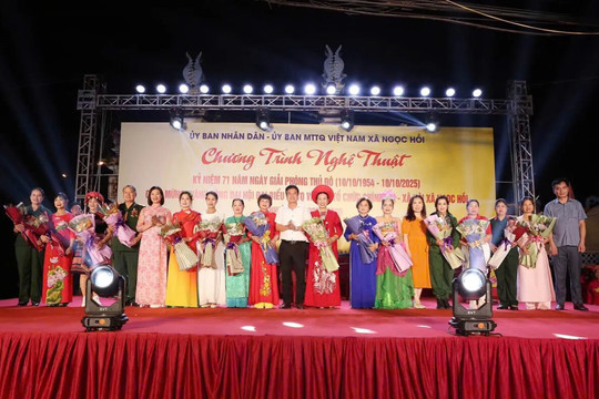 Xã Ngọc Hồi: đặc sắc chương trình nghệ thuật chào mừng kỷ niệm 71 năm Ngày Giải phóng Thủ đô