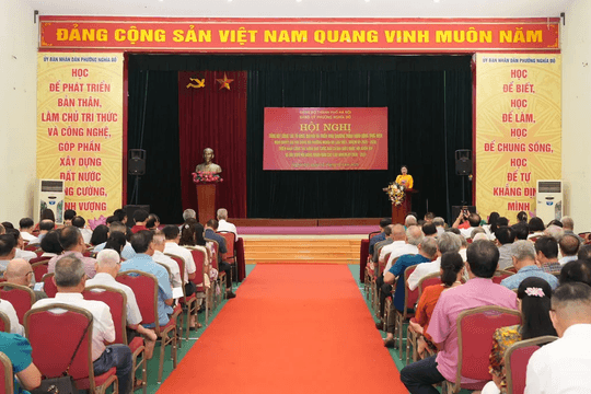 Nghĩa Đô: triển khai chương trình thực hiện Nghị quyết Đại hội Đảng bộ phường lần thứ I
