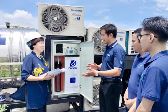 Máy xử lý nước “xanh”: Bước tiến vì tương lai không phát thải