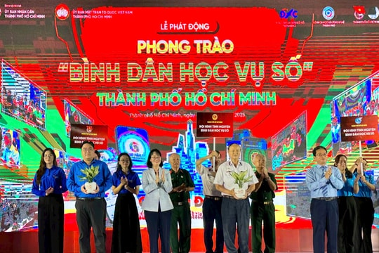 TP Hồ Chí Minh phát động “Bình dân học vụ số”
