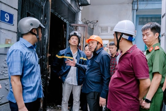 Chủ tịch UBND TP Hà Nội chỉ đạo khắc phục hậu quả vụ cháy