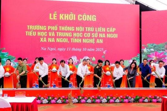 Tổng Bí thư Tô Lâm dự Lễ khởi công trường học ở xã biên giới tỉnh Nghệ An