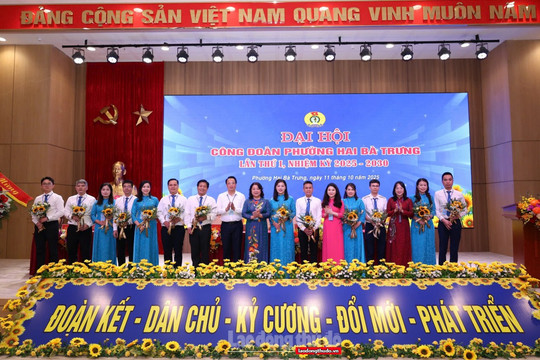 Ra mắt Ban Chấp hành Công đoàn phường Hai Bà Trưng khóa I, nhiệm kỳ 2025 - 2030