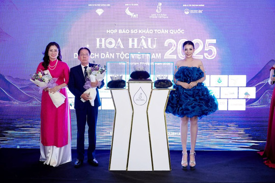 Công bố vương miện mang thông điệp đặc biệt của Hoa hậu Du lịch dân tộc Việt Nam 2025