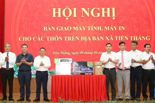 Dấu ấn 100 ngày hoạt động "hai cấp" tại xã Tiến Thắng