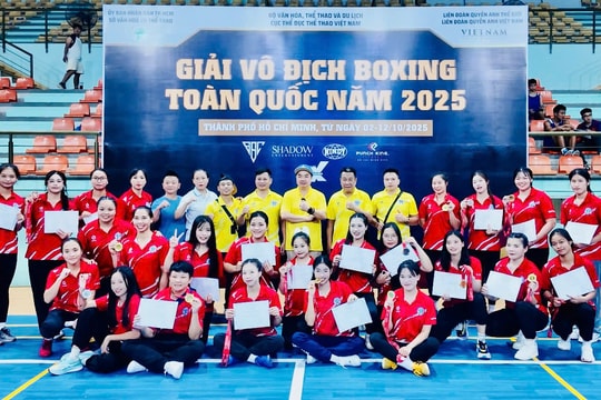 Boxing nữ Hà Nội giành ngôi Nhất toàn đoàn Giải vô địch boxing toàn quốc