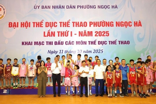Hà Nội Khai mạc Đại hội TDTT phường Ngọc Hà