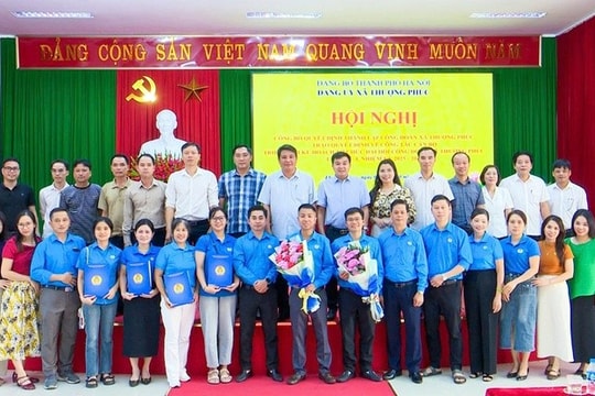 Công bố Quyết định thành lập Công đoàn xã Thượng Phúc