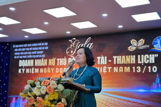 Xứng đáng chuẩn mực “Doanh nhân nữ Thủ đô Tâm – Tài – Thanh lịch”