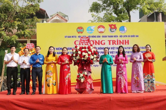 Xã Quốc Oai: Tưng bừng ngày hội của các tổ chức chính trị - xã hội