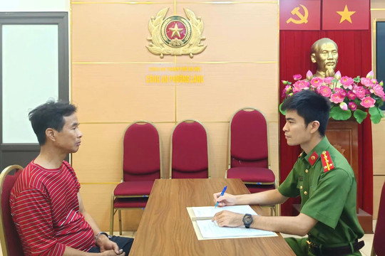 Công an phường Láng đang hoàn thiện hồ sơ xử lý đối tượng gây cháy lớn do đốt rác