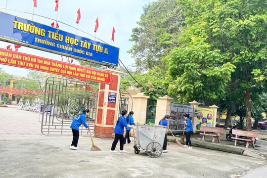 Phường Tây Tựu: 200 cán bộ, hội viên tham gia “Ngày Chủ nhật xanh”