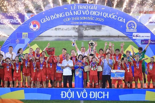 CLB nữ Thành phố Hồ Chí Minh lập kỷ lục lần thứ 7 liên tiếp vô địch Giải bóng đá nữ vô địch quốc gia
