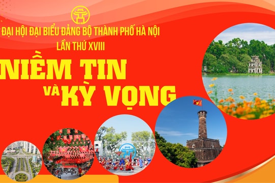 Đại hội đại biểu Đảng bộ Thành phố Hà Nội lần thứ XVIII: Niềm tin và kỳ vọng