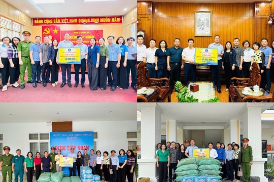 Phường Đống Đa chung tay cùng 4 xã vùng ngoại thành khắc phục hậu quả ngập lụt