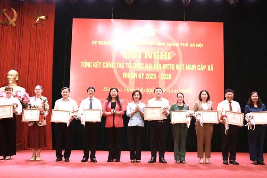 Hà Nội: 100% Ủy ban MTTQ Việt Nam cấp xã tổ chức thành công Đại hội