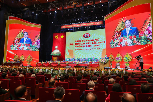 Đại hội Đảng bộ Chính phủ lần thứ I thành công rất tốt đẹp