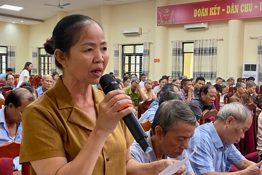 Xã Ô Diên: Đối thoại với người dân về thủ tục và giải quyết thủ tục hành chính