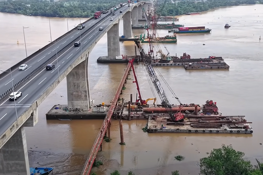 Bất ngờ với tiến độ mở rộng đoạn cao tốc thành phố Hồ Chí Minh - Long Thành