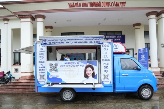 Hà Nội triển khai mô hình "Dịch vụ công lưu động”