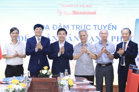 Tọa đàm trực tuyến "Để nhân dân hạnh phúc"