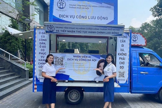 Hà Nội lần đầu triển khai "Mô hình dịch  vụ công lưu động"