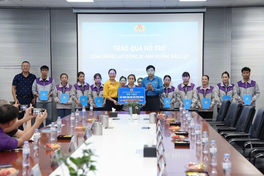 Công đoàn Nghệ An chung tay giúp người lao động vượt qua khó khăn sau bão lũ