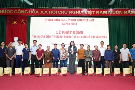 Xã Phù Đổng phát động Tháng cao điểm Vì người nghèo và an sinh xã hội