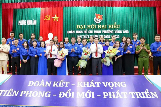 Hà Tĩnh: hoàn thành Đại hội Đoàn Thanh niên cộng sản Hồ Chí Minh cấp xã, phường