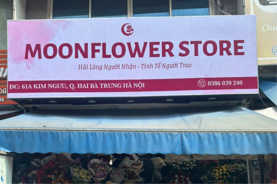 ‏MoonFlower Store - dịch vụ điện hoa tại Hà Nội chuyên nghiệp, tinh tế và nhân văn‏
